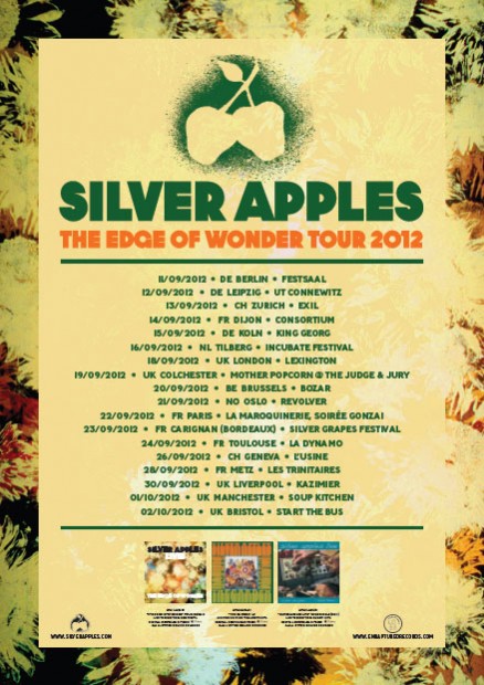 Silver Apples tour poster